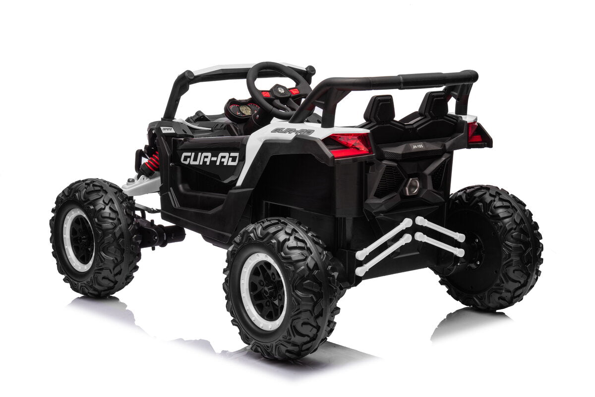 Licensed Can-Am 12V Bombardier Kids Ride-On Buggy With Leather Seat and Rubber Wheels - Littletrax Kids Electric Bikes