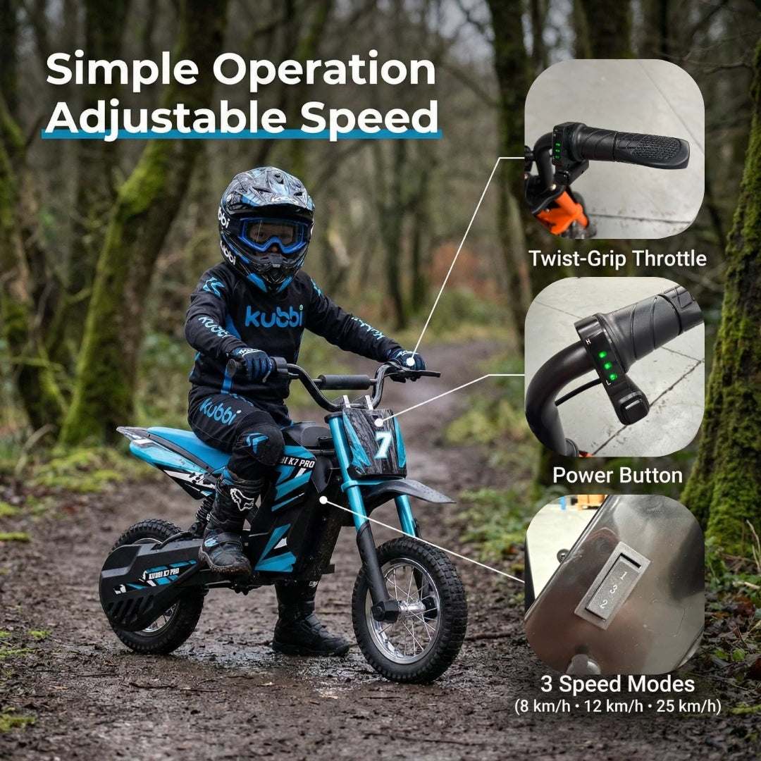 Kubbi K7 Pro Electric Dirt Bike for Kids