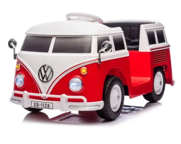 Kids Red VW 12V Volkswagen Camper Van Ride On
