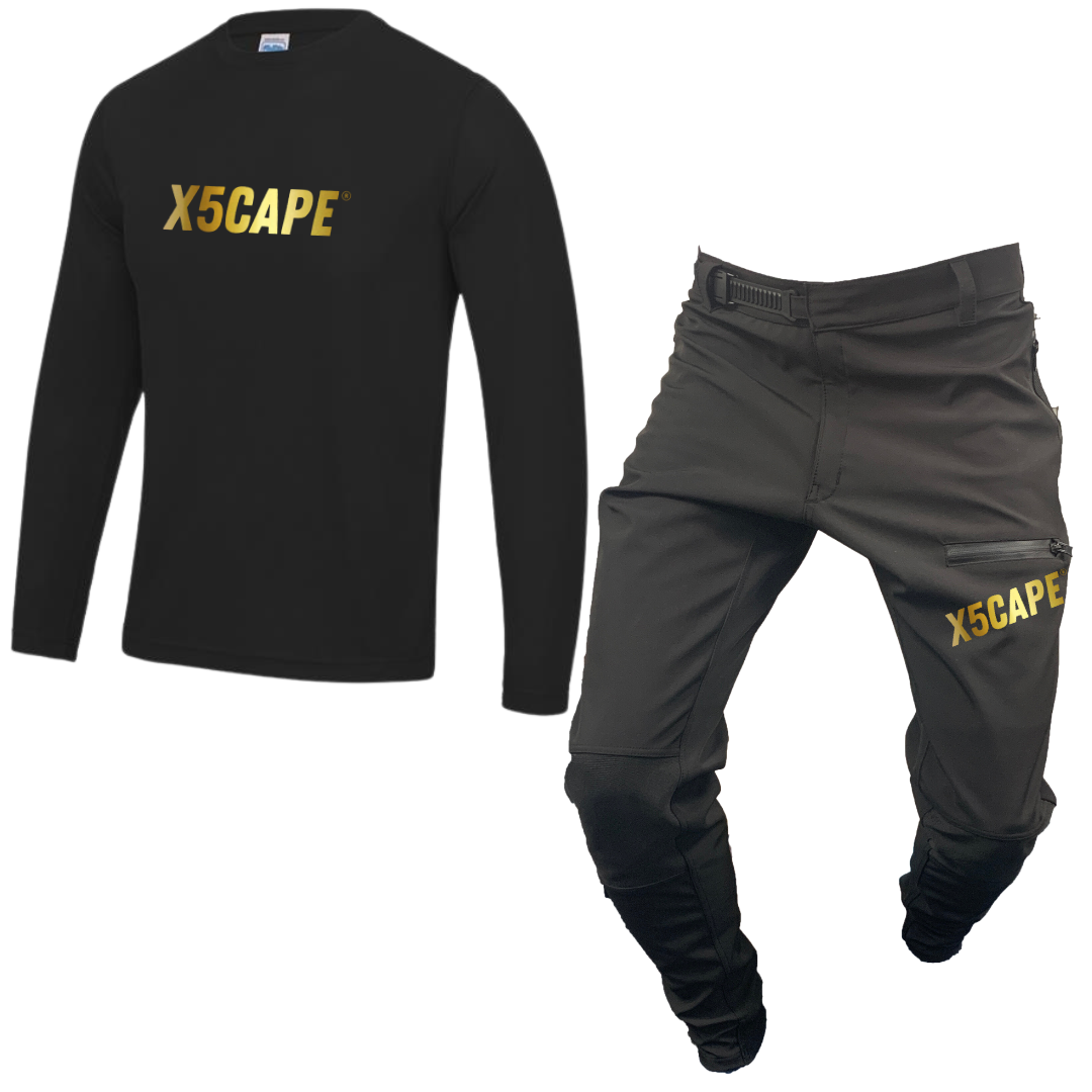 X5CAPE Rebellion 24K Long Sleeve Mountain Bike Race Kit