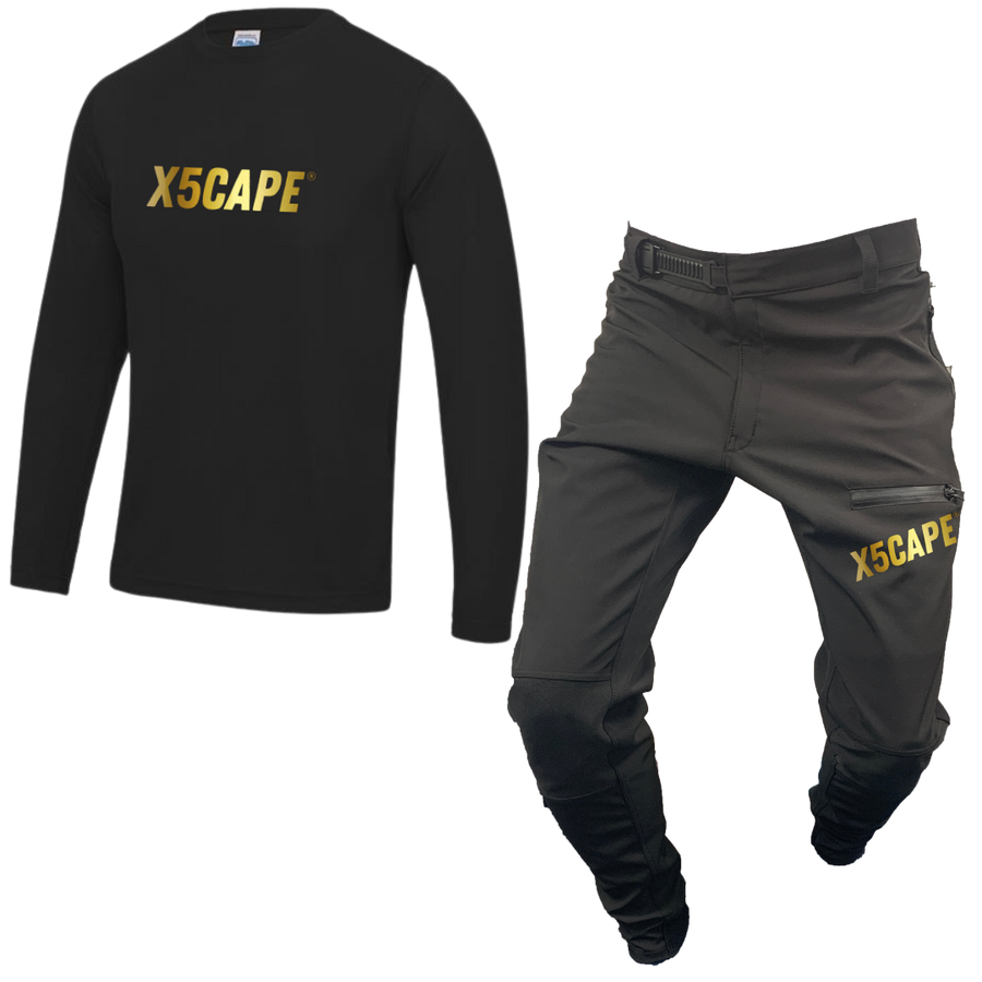 X5CAPE Rebellion 24K Long Sleeve Mountain Bike Race Kit