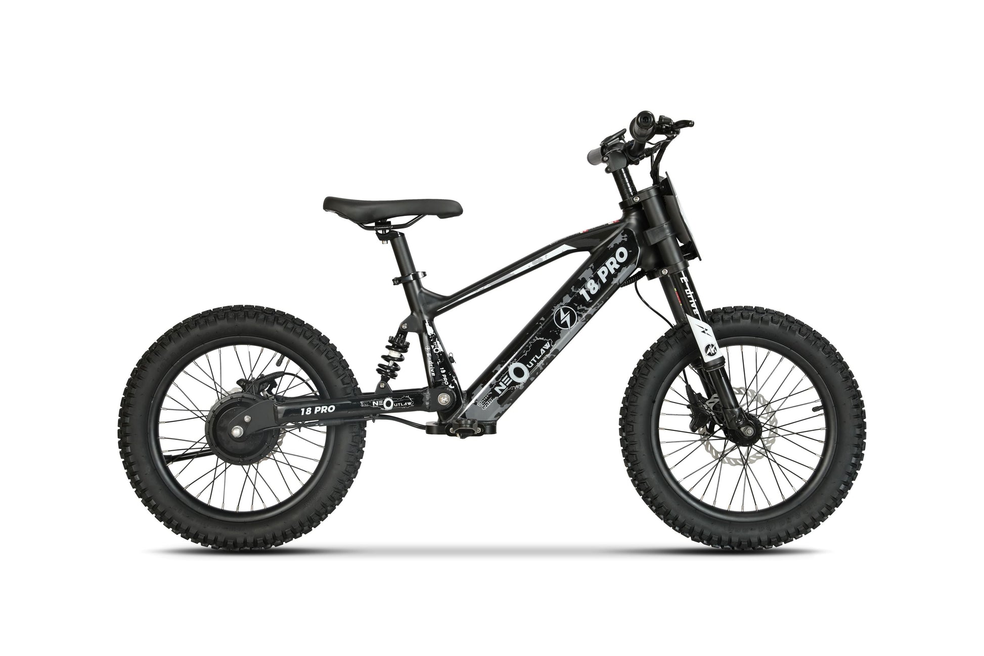 Neo Outlaw Surge 18 inch Kids Electric Motor Bike - Littletrax Kids Electric Bikes