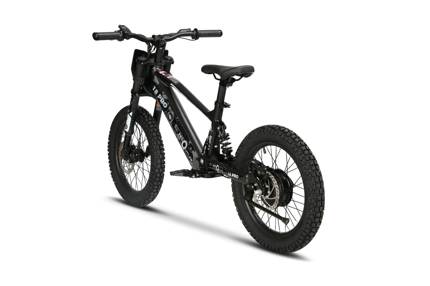 Neo Outlaw Surge 18 inch Kids Electric Motor Bike - Littletrax Kids Electric Bikes