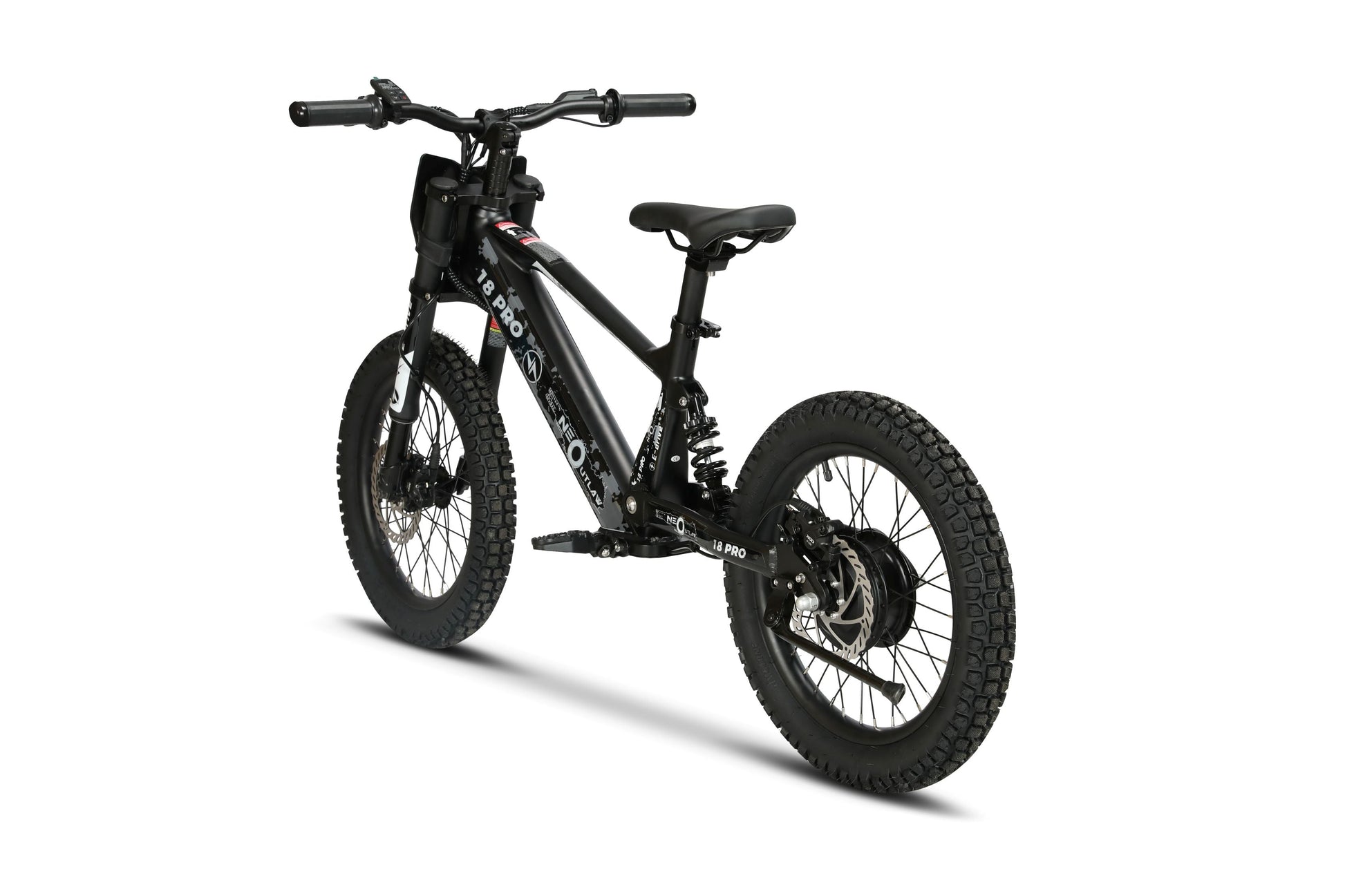 Neo Outlaw Surge 18 inch Kids Electric Motor Bike - Littletrax Kids Electric Bikes