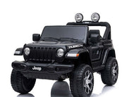 Kids ride-on Jeep Wrangler Rubicon 12v with Leather Seats and Eva Wheels