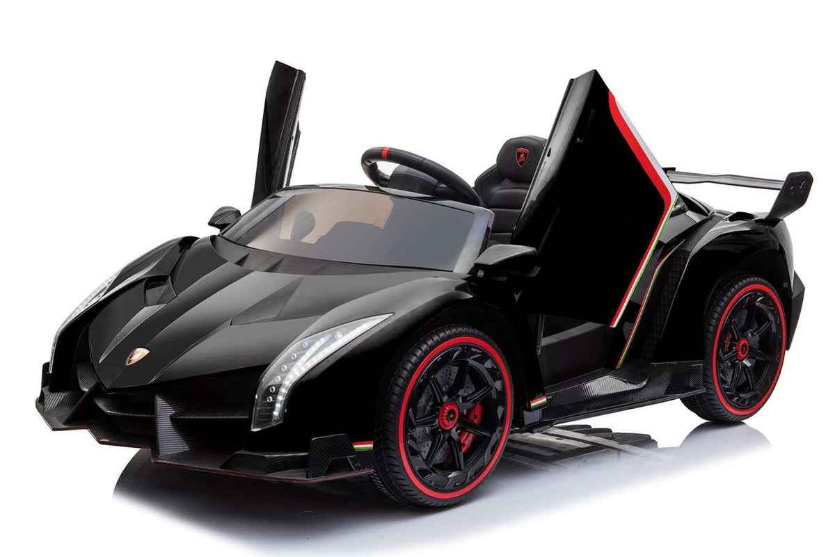 Kids Lamborghini Veneno 24V 2 Seater Electric Ride-On Car with Parental Remote Control
