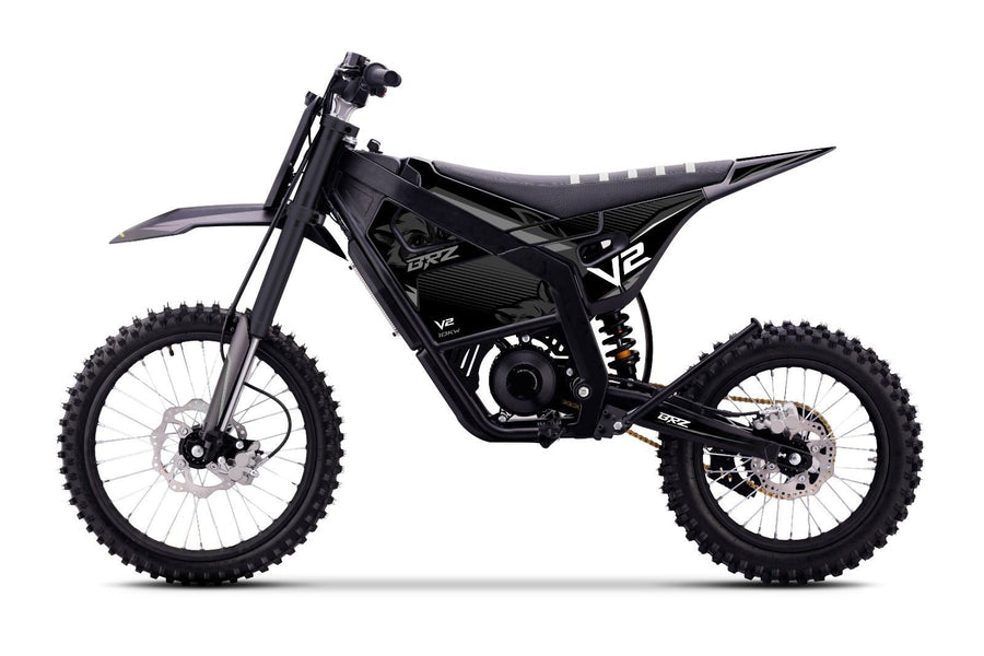 XMAS PRE ORDER - BRZ V2 Pro 72V 12kW 50Ah Off-Road Electric Dirt Bike – 21/18"