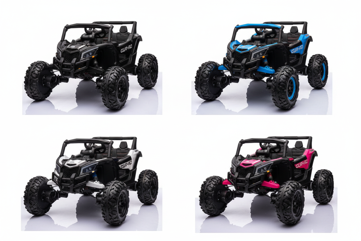 Can-Am 12V Bombardier Kids Ride-On Buggy With Leather Seat and Rubber Wheels