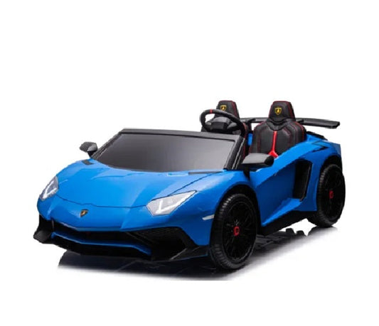 2 Seater Lamborghini SVJ 24V XXL Ride on Sports Car Massive Size - Littletrax Kids Electric Bikes