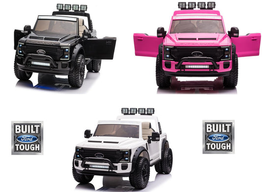 Ford Super Duty Ride on Truck with 4 Motors 24v - Littletrax Kids Electric Bikes