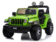 Kids ride-on Jeep Wrangler Rubicon 12v with Leather Seats and Eva Wheels