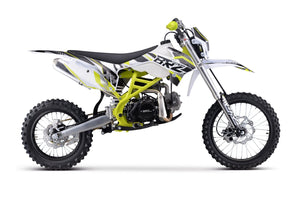 Junior/Adult BRZ Racing Pro 125cc Manual Dirt Bike 17/14” Big Wheel - image 2