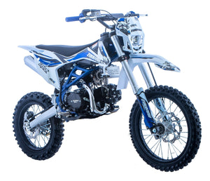 Junior/Adult BRZ Racing Pro 125cc Manual Dirt Bike 17/14” Big Wheel