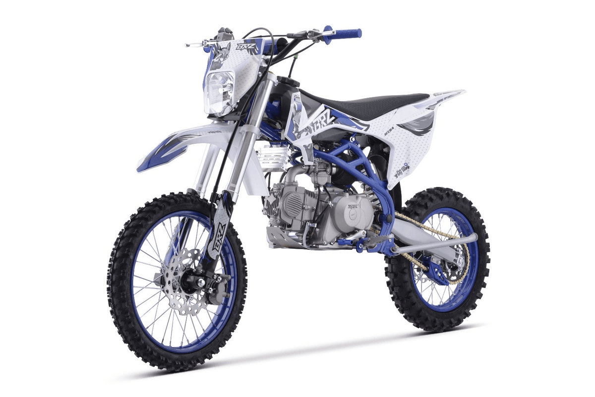Junior/Adult BRZ Racing Pro 140cc Manual Dirt Bike 17/14" Big Wheel - image 1