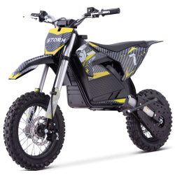 Kids 1200W 48V Electric Dirt Bike 12/10 - Yellow