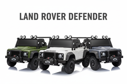 Kids Land Rover Defender 24V Ride-On with Remote - Littletrax Kids Electric Bikes