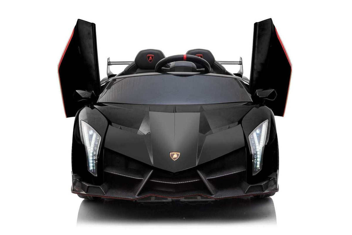 Kids Lamborghini Veneno 24V 2 Seater Electric Ride-On Car with Parental Remote Control