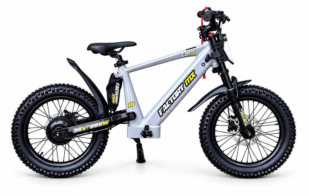 mx-e-drive-18-custom-pro – Grey Frame Black Swing Arm