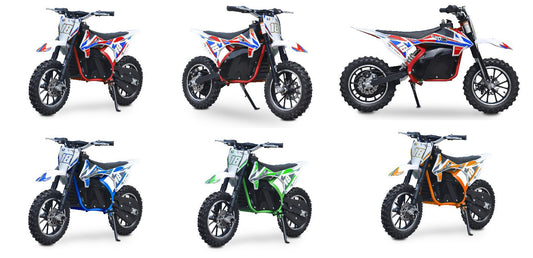 800W 36V Electric Dirt Bike Neo Outlaw - Littletrax Kids Electric Bikes