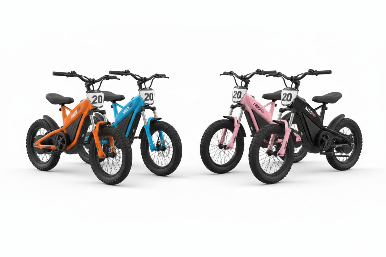 20" Kids Electric Motor Bike: - Littletrax Kids Electric Bikes