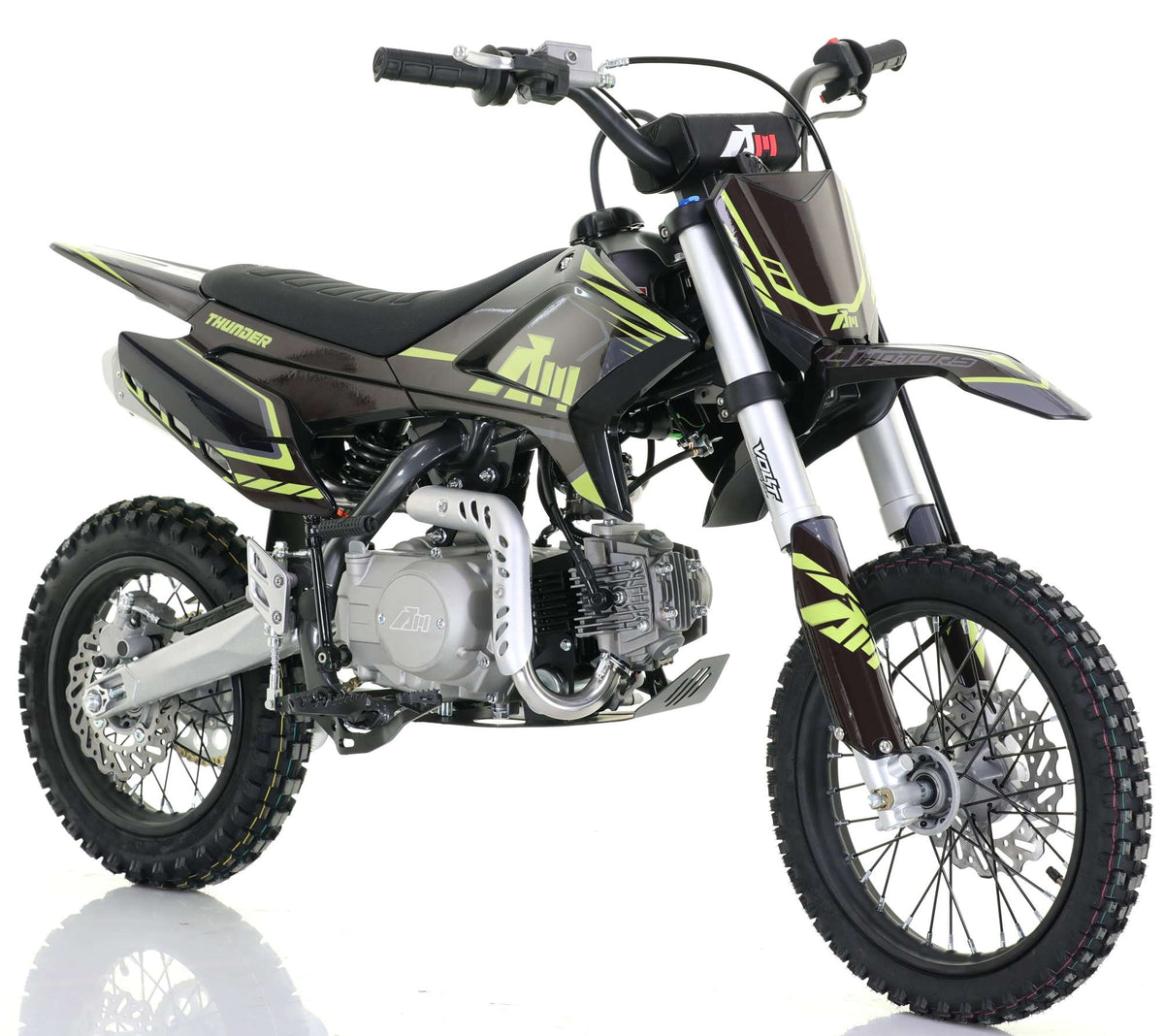 110cc RFN Thunder Pro Semi Auto Pit Bike 14/12 - Black