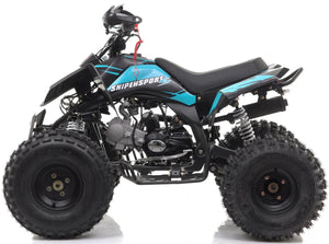 Sniper Pro 120cc Junior Quad Bike With Reverse - Blue