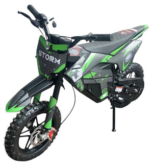 Kids 800W 36V Electric Dirt Bike 10/10 - Green