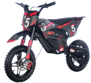 Kids 800W 36V Electric Dirt Bike 10/10 - Red