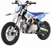 70cc rfn racing tm thunder fully auto pit bike 12 10 blue