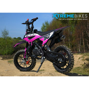 MX1 XTM CRX 50cc Dirt Bike 10/10" Hydraulic Suspension