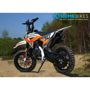 MX1 XTM CRX 50cc Dirt Bike 10/10" Hydraulic Suspension