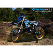 MX1 XTM MXPRO 48V 2000W Lithium Electric Dirt Bike Big 14/12" Gold Wheel