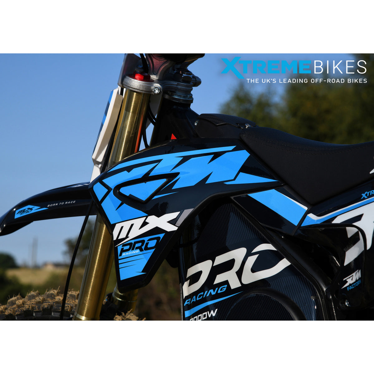 MX1 XTM MXPRO 48V 1600W Lithium Electric Dirt Bike 12/10" Wheel