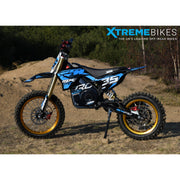 MX1 XTM MXPRO 48V 2000W Lithium Electric Dirt Bike Big 14/12" Gold Wheel