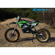 MX1 XTM MXPRO 48V 2000W Lithium Electric Dirt Bike Big 14/12" Gold Wheel