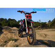 MX1 XTM MXPRO 60V 2000W Lithium Electric Dirt Bike Big 14/12" Gold Wheel