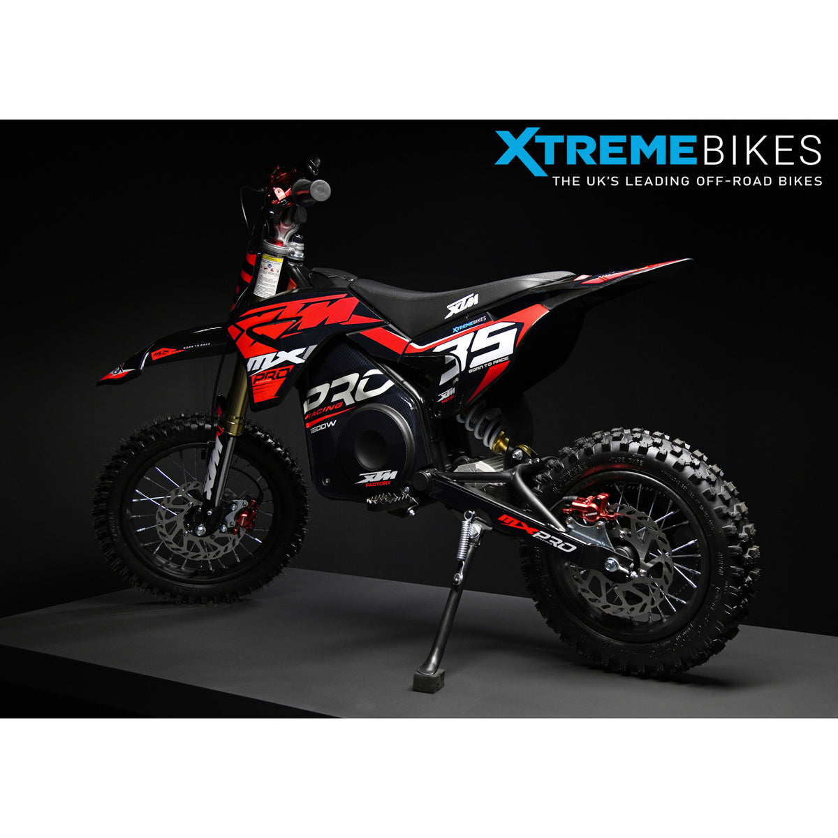 MX1 XTM MXPRO 48V 1600W Lithium Electric Dirt Bike 12/10" Wheel