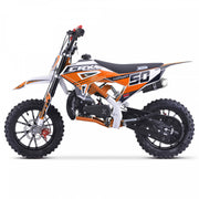 MX1 XTM CRX 50cc Dirt Bike 10/10" Hydraulic Suspension