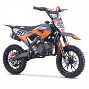 MX1 XTM CRX 50cc Dirt Bike 10/10" Hydraulic Suspension