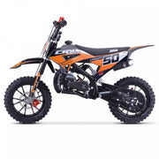 MX1 XTM CRX 50cc Dirt Bike 10/10" Hydraulic Suspension