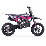 MX1 XTM CRX 50cc Dirt Bike 10/10" Hydraulic Suspension