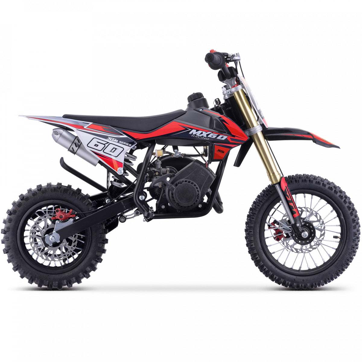 MX1 XTM MX60 Racing 60cc Dirt Bike 12/10"