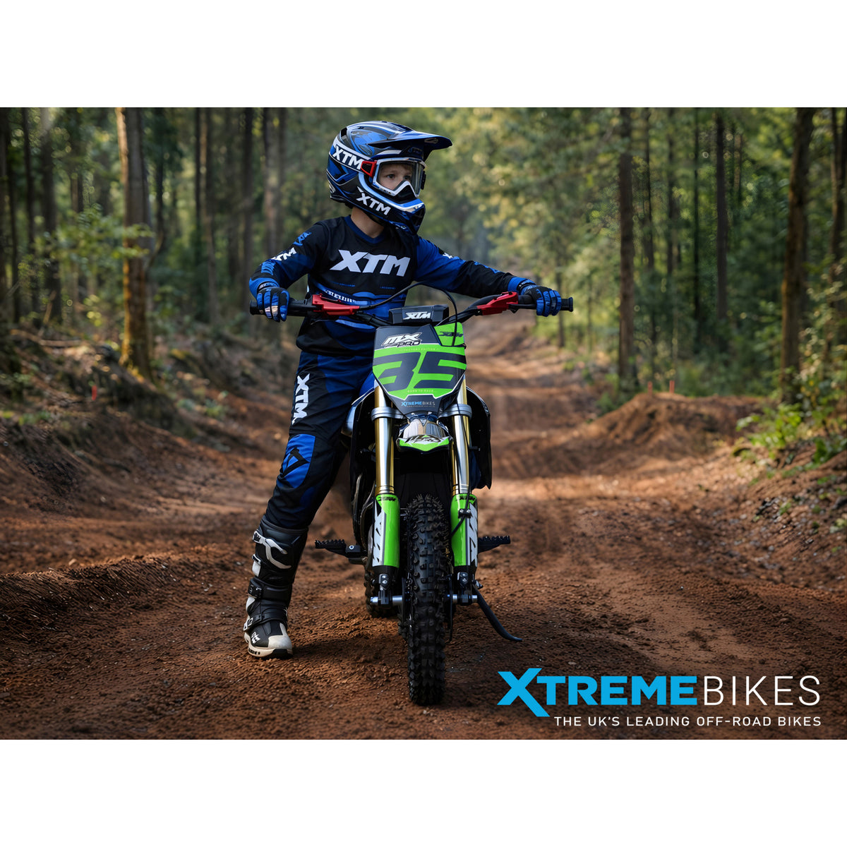 MX1 XTM MXPRO 48V 1600W Lithium Electric Dirt Bike 12/10" Wheel
