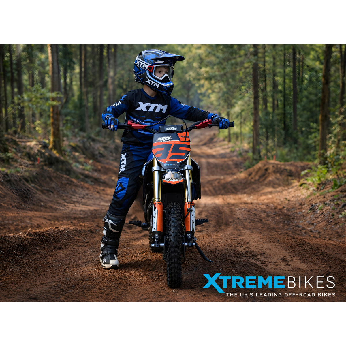MX1 XTM MXPRO 48V 1600W Lithium Electric Dirt Bike 12/10" Wheel
