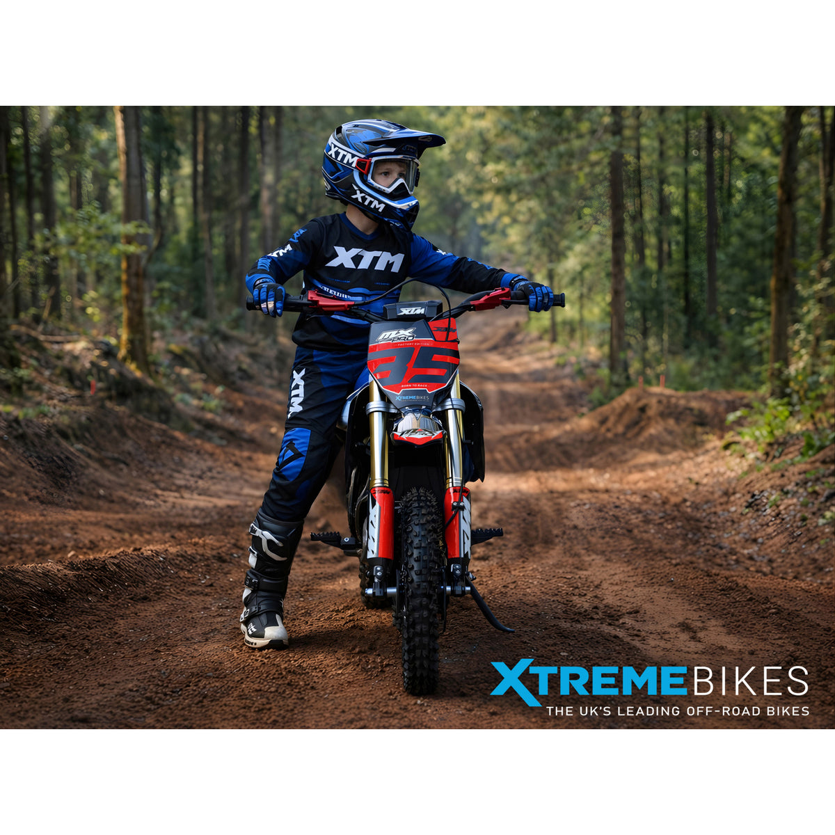 MX1 XTM MXPRO 48V 1600W Lithium Electric Dirt Bike 12/10" Wheel