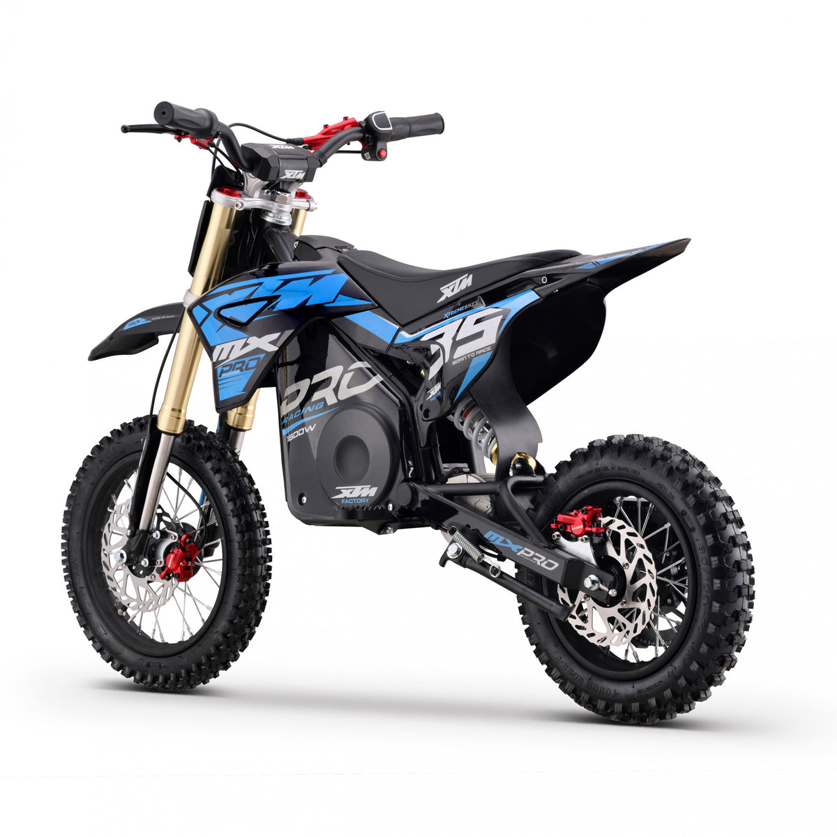 MX1 XTM MXPRO 48V 1600W Lithium Electric Dirt Bike 12/10" Wheel