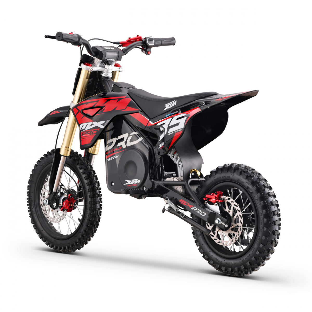MX1 XTM MXPRO 48V 1600W Lithium Electric Dirt Bike 12/10" Wheel
