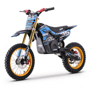 MX1 XTM MXPRO 48V 2000W Lithium Electric Dirt Bike Big 14/12" Gold Wheel