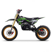 MX1 XTM MXPRO 48V 2000W Lithium Electric Dirt Bike Big 14/12" Gold Wheel