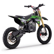 MX1 XTM MXPRO 60V 2000W Lithium Electric Dirt Bike Big 14/12" Black Wheel
